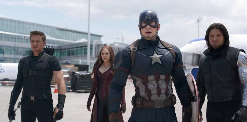 «Captain America: Civil War», en ny Marvel-film har premiere i neste uke. FOTO: FILMWEB