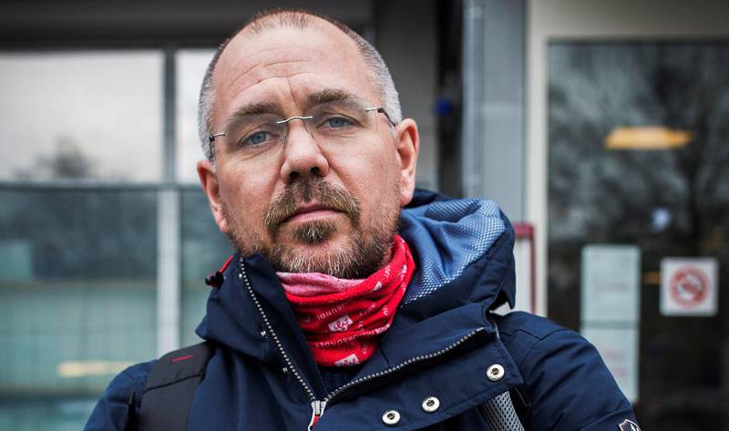 Anmeldt: Stig Berntsen må møte i retten 29. september etter å ha blitt pågrepet da han demonstrerte mot den      danske høyreradikale politikeren Rasmus Paludan.                                   FOTO: LENE SØRØY NEVERDAL