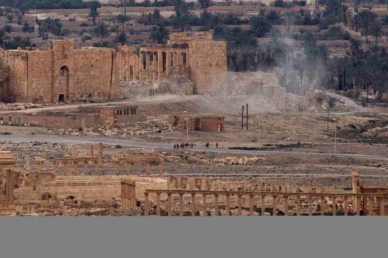 Den antikke byen Palmyra tilhører UNESCOS verdens arv og er rammet av dagens krigføring i Syria og Irak.