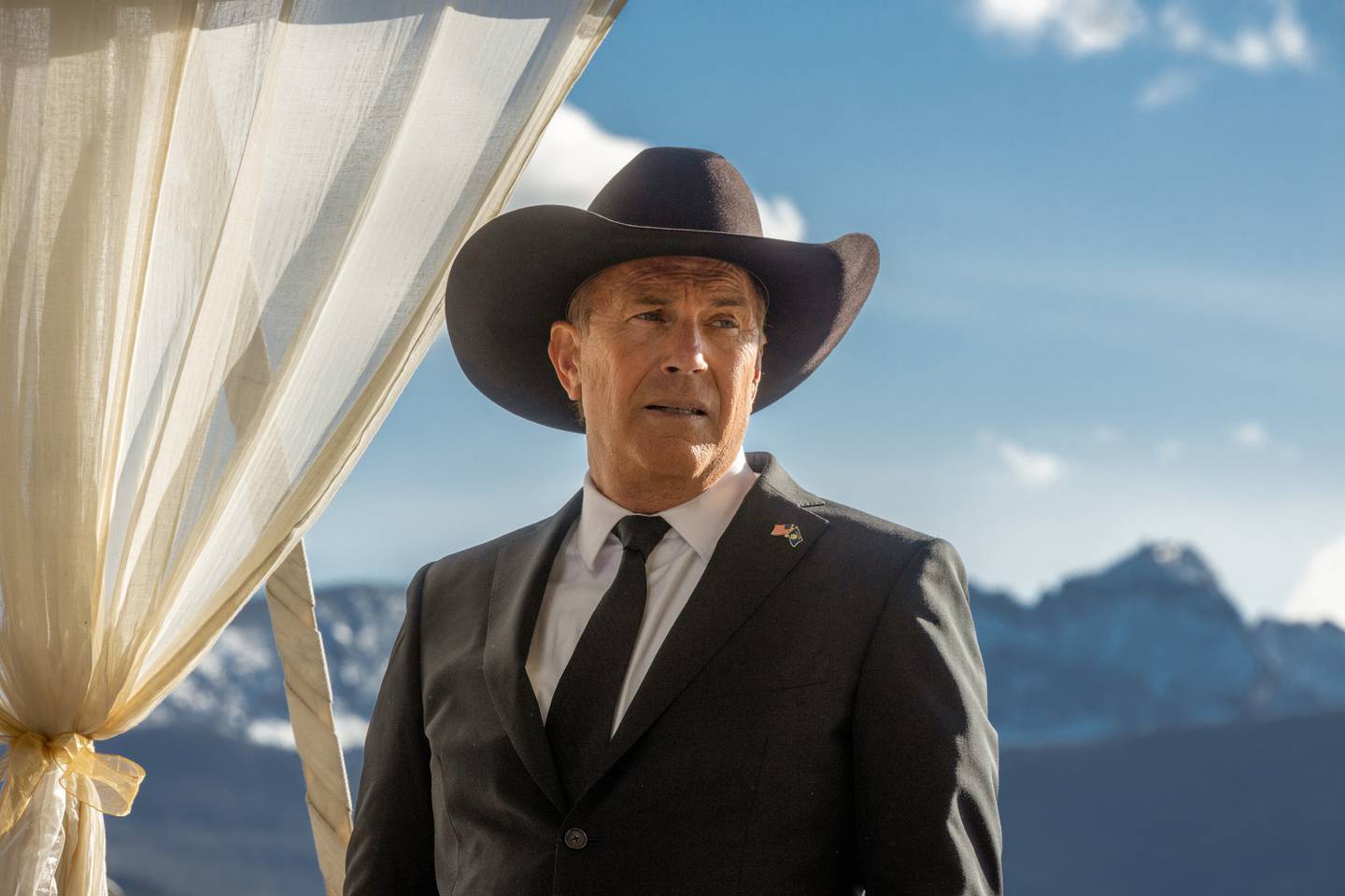 Kevin Costner har hovedrollen i «Yellowstone», som høster fine seertall for sesongpremieren, som i Norge ble tilgjengelig sammen med episode 2 mandag. Foto: SkyShowtime