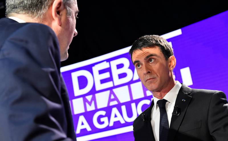 Statsminister Manuel Valls kan bli sosialistenes kandidat, men er ikke populær.