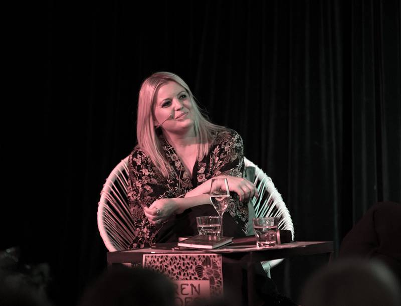 Redaktør Ellen Wisløff, her ved lanseringen av «Ren poesi 2» i 2016.