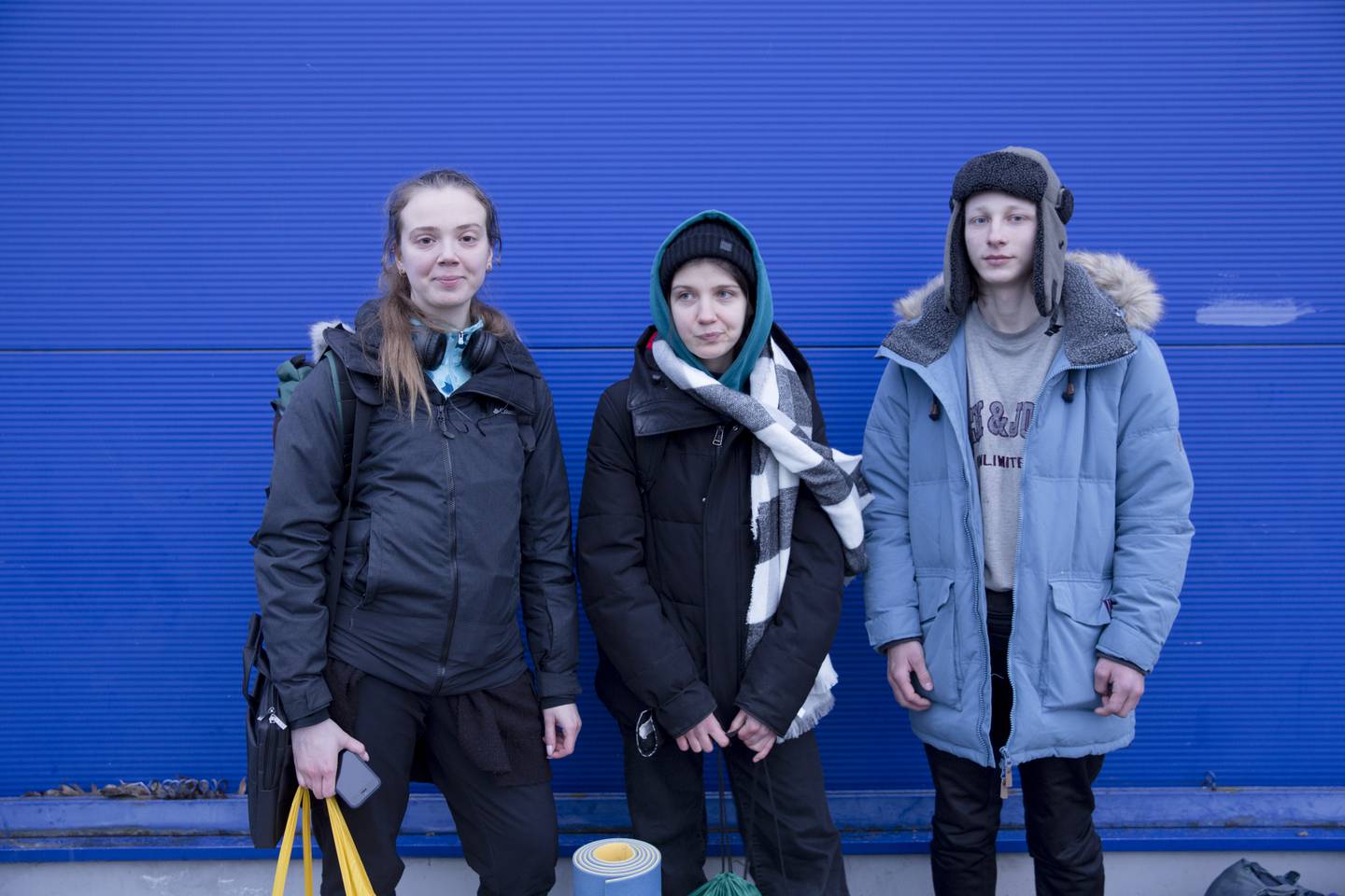 Kateryna Jevsejtsjyk (25), Anna Jevsejtsjyk (19) og Oleksij Jagodynets (17).