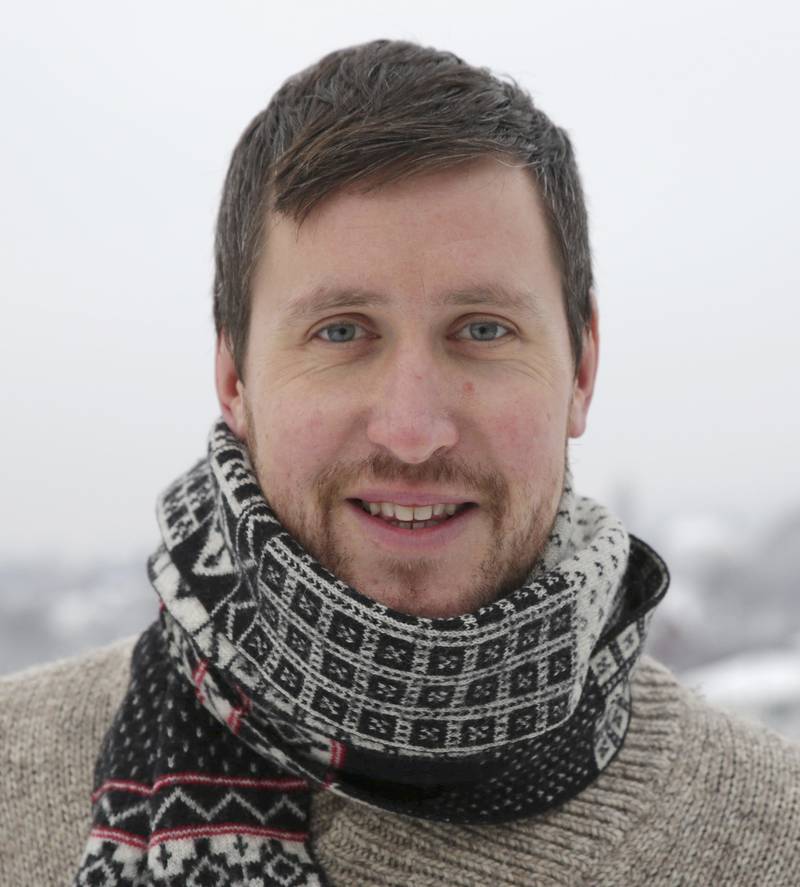 Christian Scharning, produsent i NRK. 