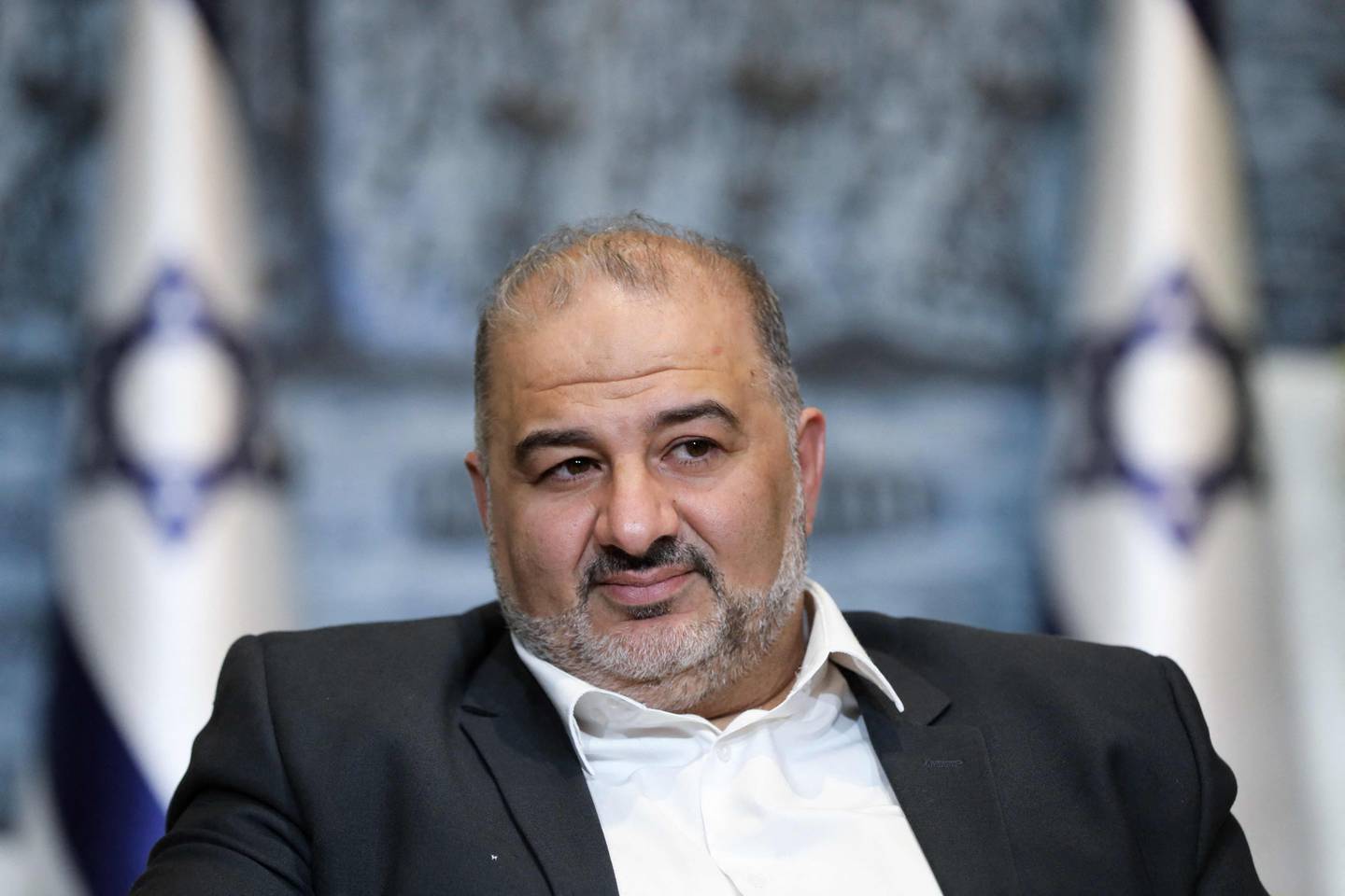 Leder Mansour Abbas for det islamistiske arabiske partiet Raam i Israel.