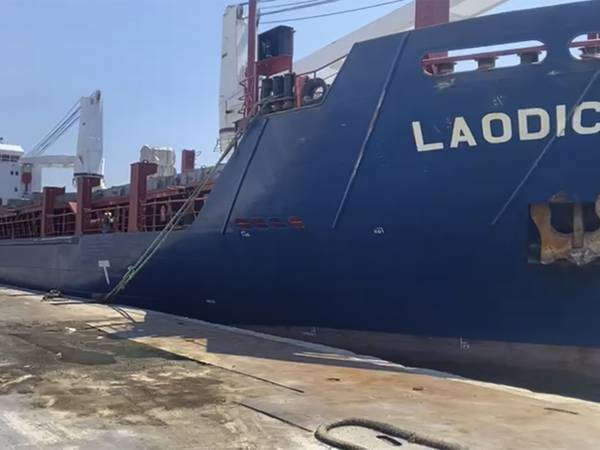 Skip med korn fra Ukraina tatt i arrest i Libanon