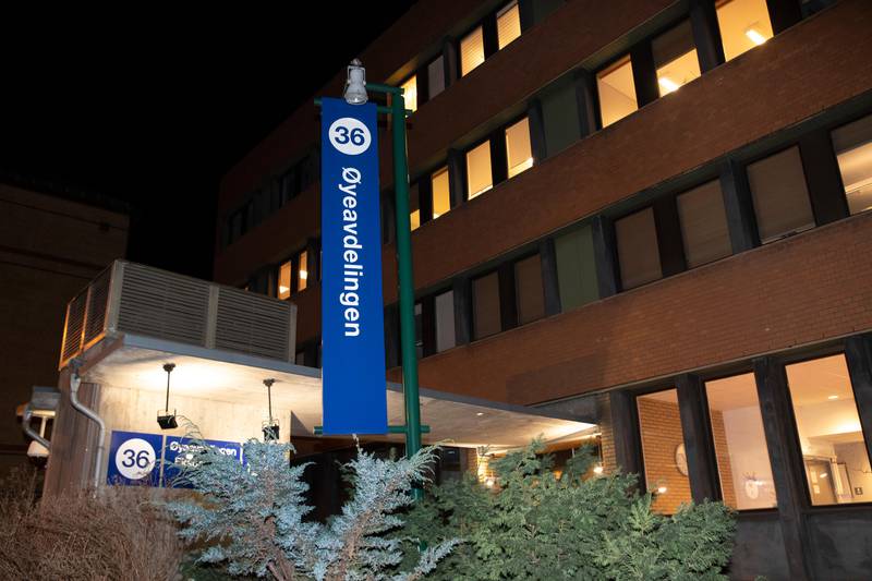 Oslo 20200228. 
En ansatt på øyeavdelingen ved Ullevål sykehus har fått påvist koronaviruset.
Foto: Terje Bendiksby / NTB scanpix