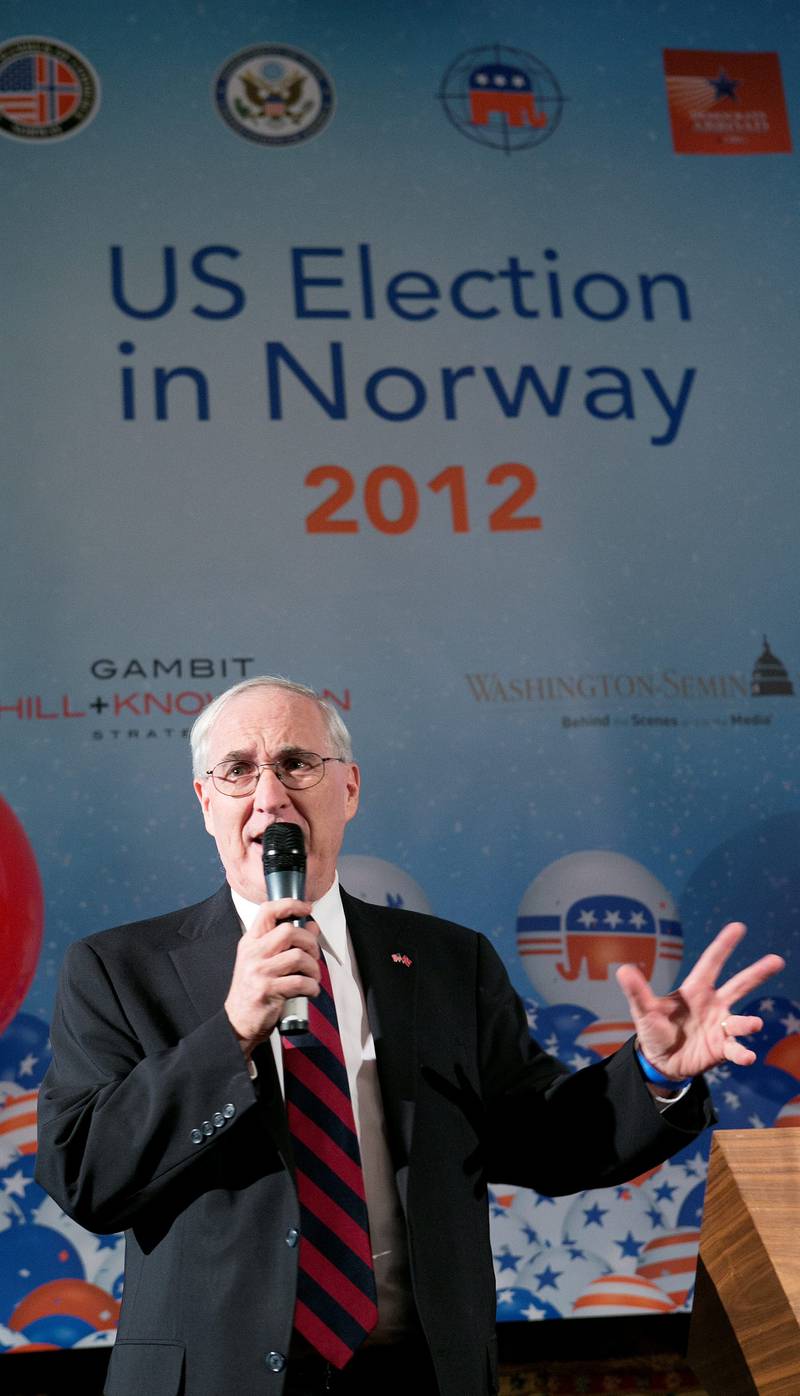 Dro: Etter at Barry White takket for seg som ambassadør i 2013, har Norge vært uten amerikansk ambassadør. Historien om hvorfor er lang og innviklet. FOTO: GORM KALLESTAD/NTB SCANPIX