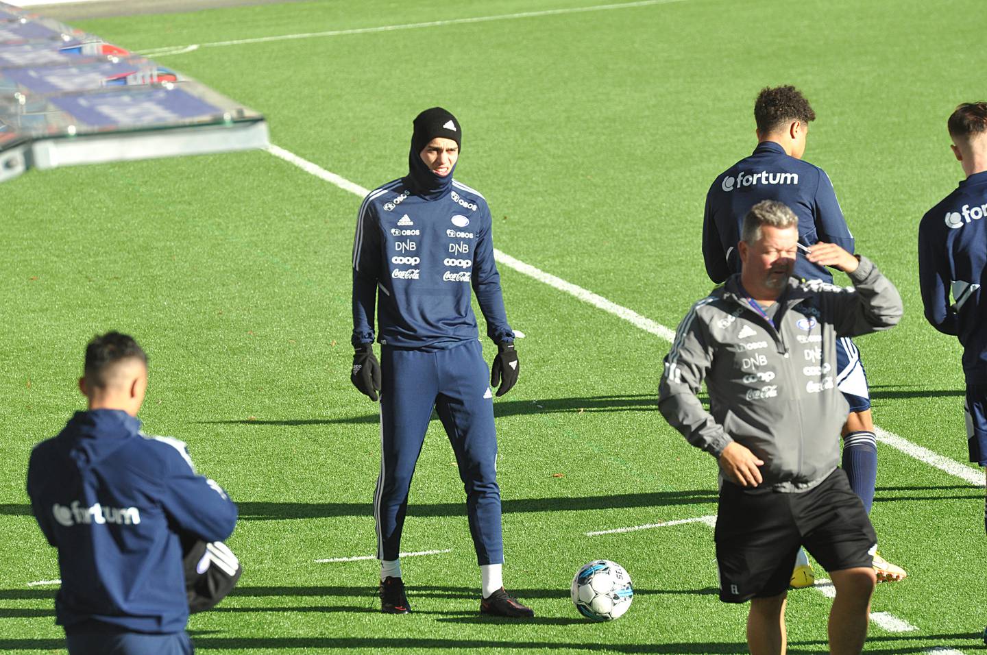 Magnus Bech Riisnæs på Vålerenga-trening.