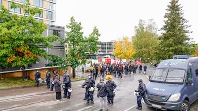 Rolige forhold under Sian-demonstrasjon i Oslo