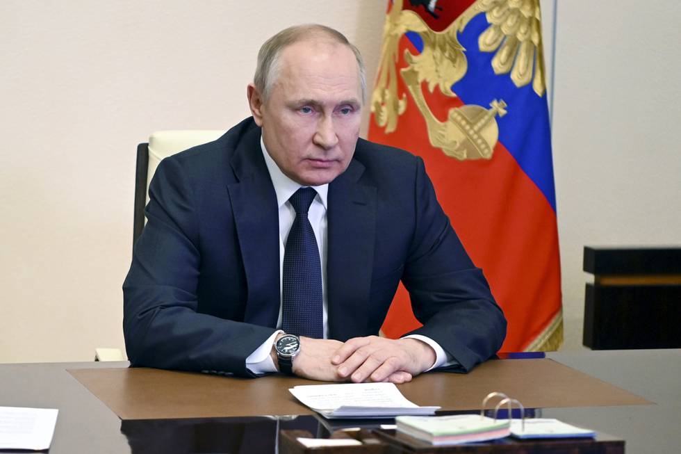 President Vladimir Putin. Foto: Sputnik / AP / NTB