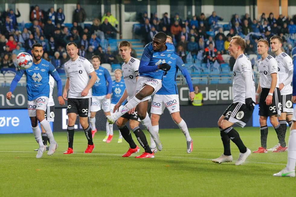 Sheriff Sinyan scoret mot Rosenborg.
Foto: Svein Ove Ekornesvåg / NTB