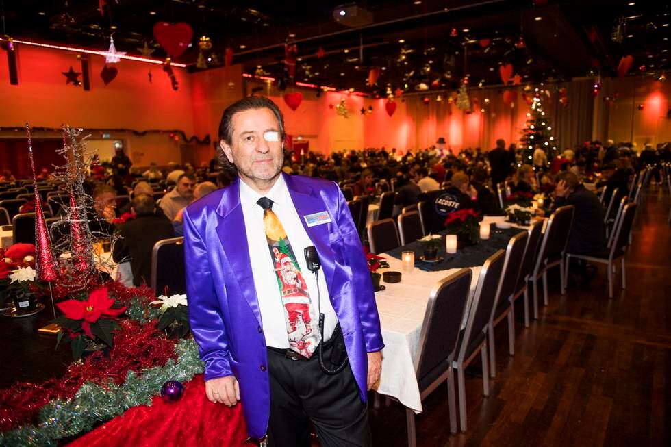 Henning Holstad under Alternativ Jul på Folkets Hus i Oslo i 2016. Foto: Jon Olav Nesvold / NTB