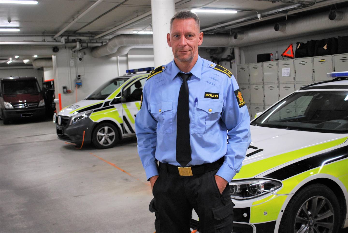 Seksjonsleder for nærpoliti ved Fredrikstad politistasjon, Inge Jensen.