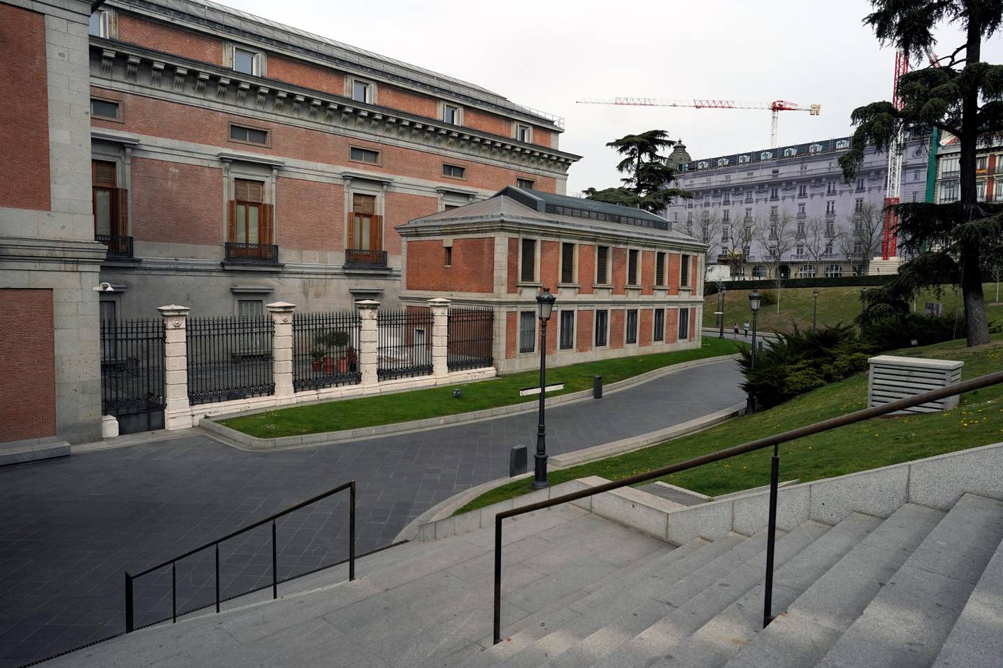 General view of El Prado museum, as all of Madrid's state-run museums, including the Prado, the Reina Sofia and the Thyssen-Bornemisza, are closed to the public due to the coronavirus outbreak that hit the Spanish capital, in Madrid, Spain, March 12, 2020. REUTERS/Juan Medina