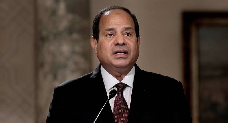 President: Abdel-Fattah el-Sissi er blitt upopulær på grunn av den vaklende økonomien. FOTO: NTB SCANPIX