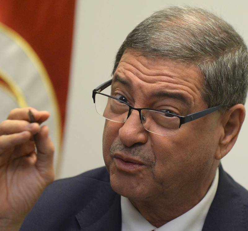Statsminister Habib Essid gikk av etter mistillitsforslaget mot ham sist helg.