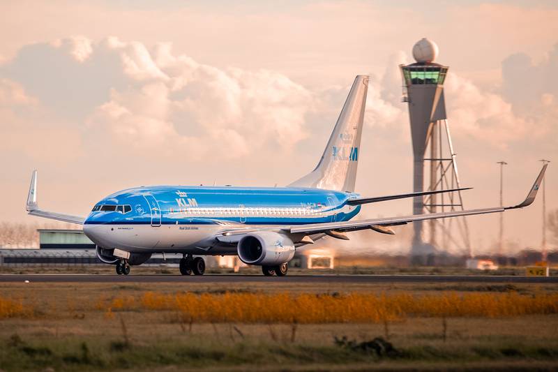 KLM har ingen planer om å endre frekvensen på strekningen Stavanger-Amsterdam. Foto: KLM