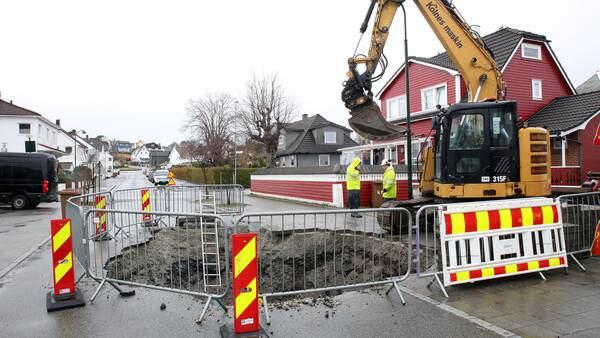 Se detaljert oversikt: Her graves det i Stavangers gater i 2023