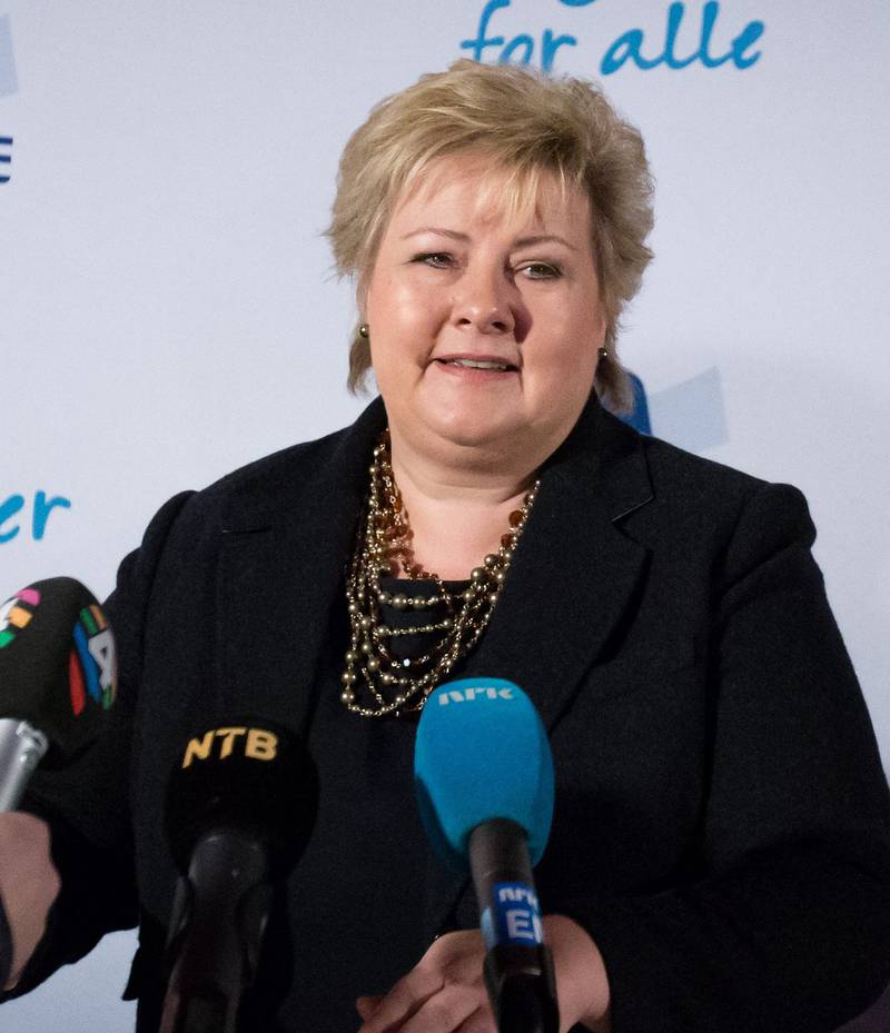 Statsminister Erna Solberg (H) er ordknapp.  FOTO: NTB SCANPIX