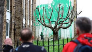 Nytt veggmaleri av Banksy i London