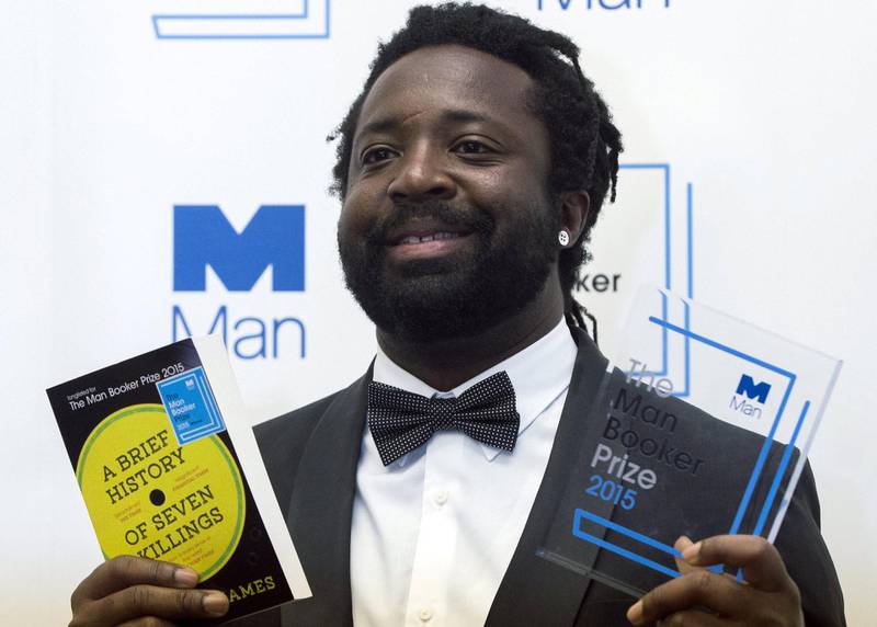 Marlon James fikk Man Booker-prisen for beste roman på engelsk i 2015.
