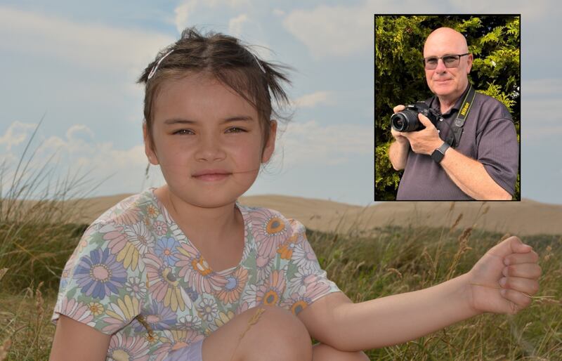 Med bilde av barnebarnet Sophie gikk Vidar Andersen til topps i årets Fotosommer.