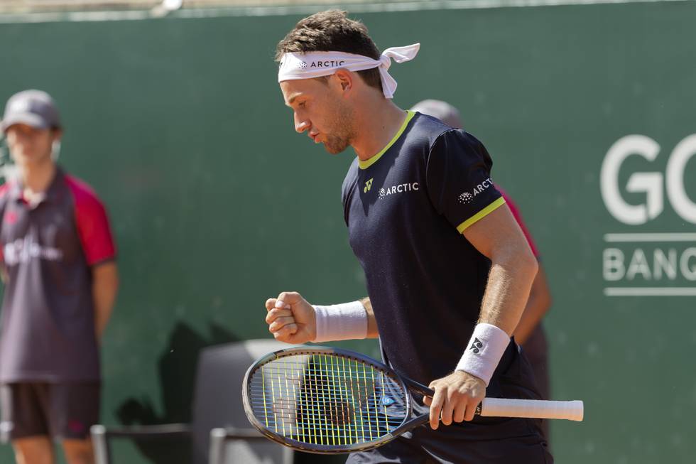Casper Ruud vant turneringen i Genève. Nå er han klar for første runde i Roland-Garros. Foto: Salvatore Di Nolfi / Keystone via AP / NTB