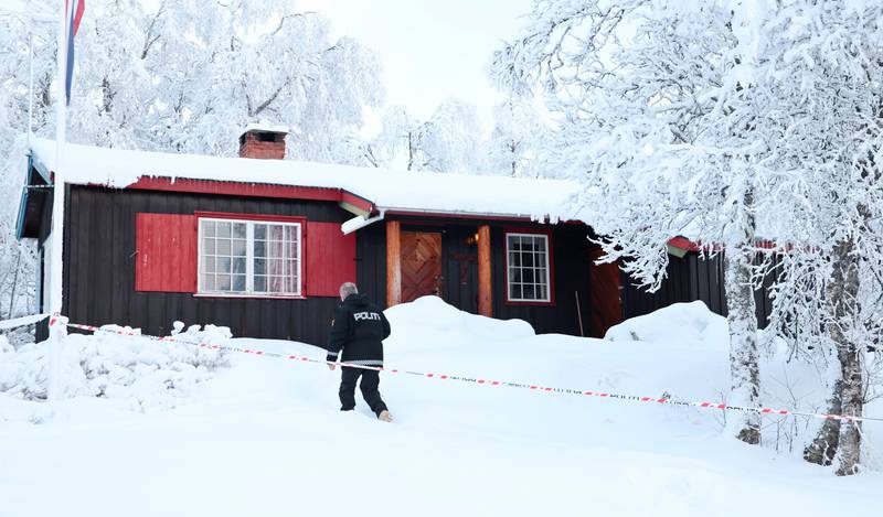 Hytta i Valdres, der den 13-årige jenta fra Lommedalen ble funnet død nyttårsaften 2015.