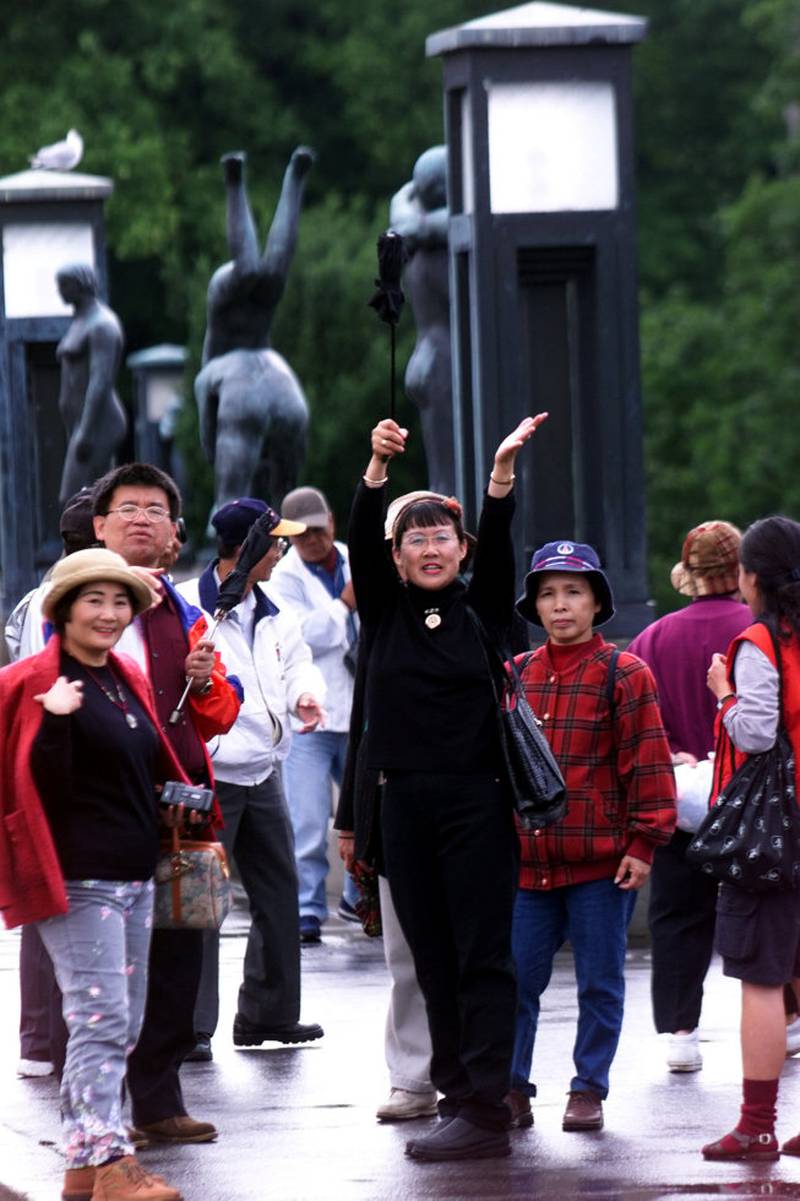 Kinesiske turister er i ferd med å bli en av de største turistgruppene i Norge, og er i sterk vekst. FOTO: TERJE BENDIKSEN/SCANPIX