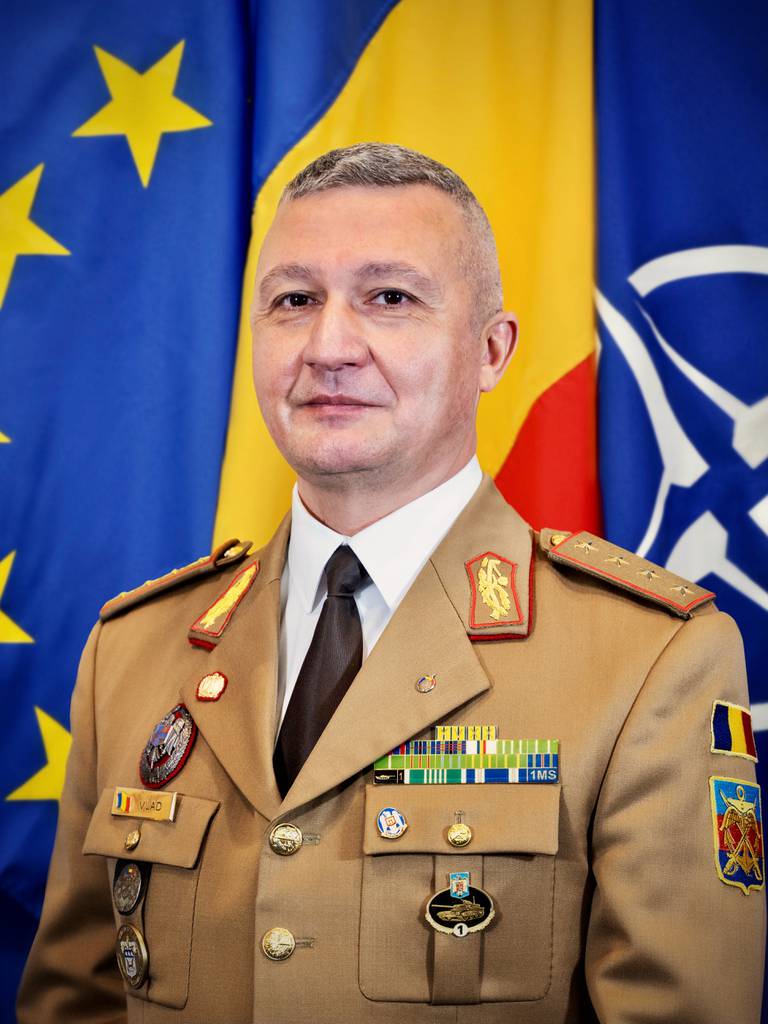 Forsvarssjef Gheorghita Vlad i Romania.