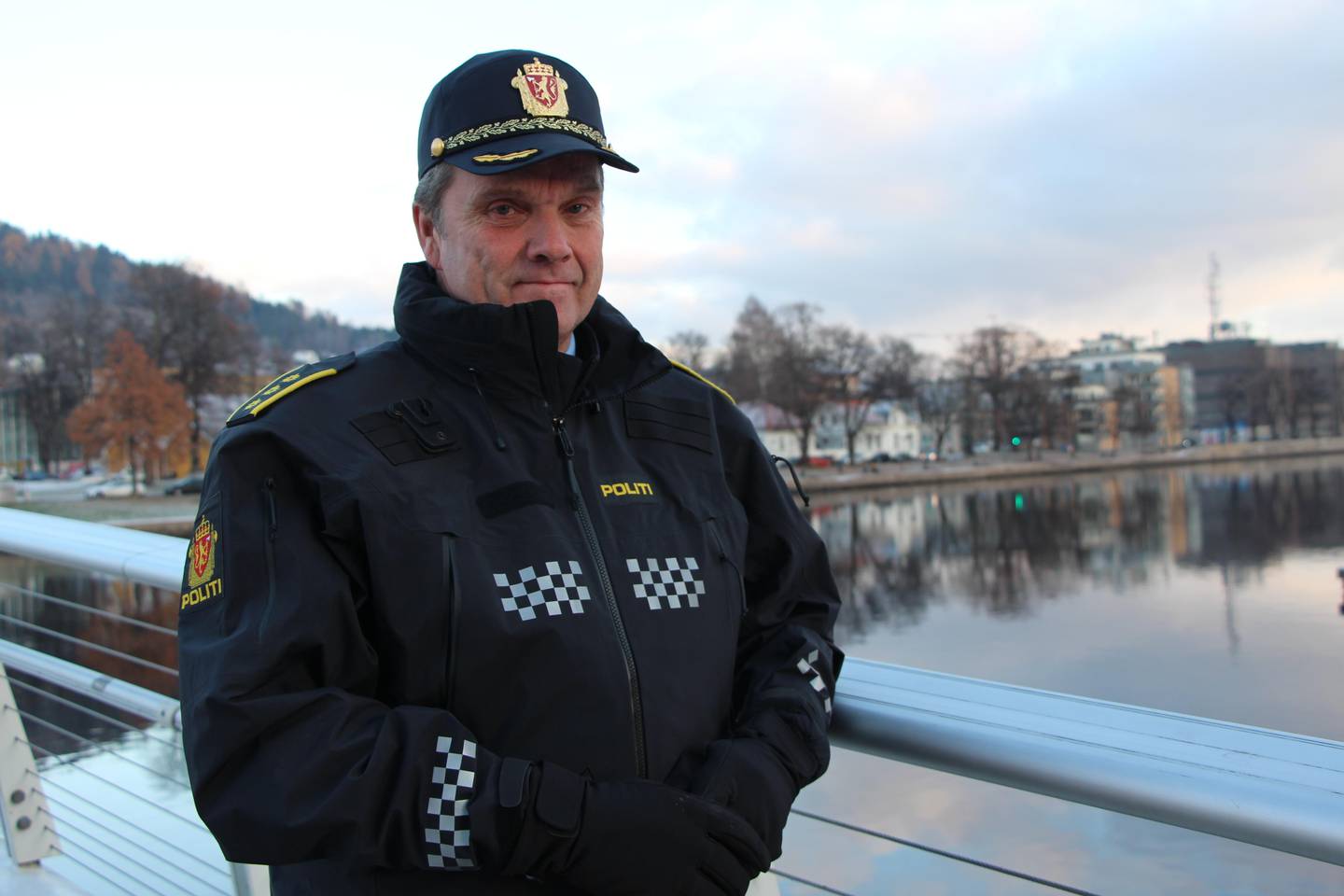 Øyvind Aas, politistasjonssjef i Drammen. FOTO: KENNETH LIA SOLBERG