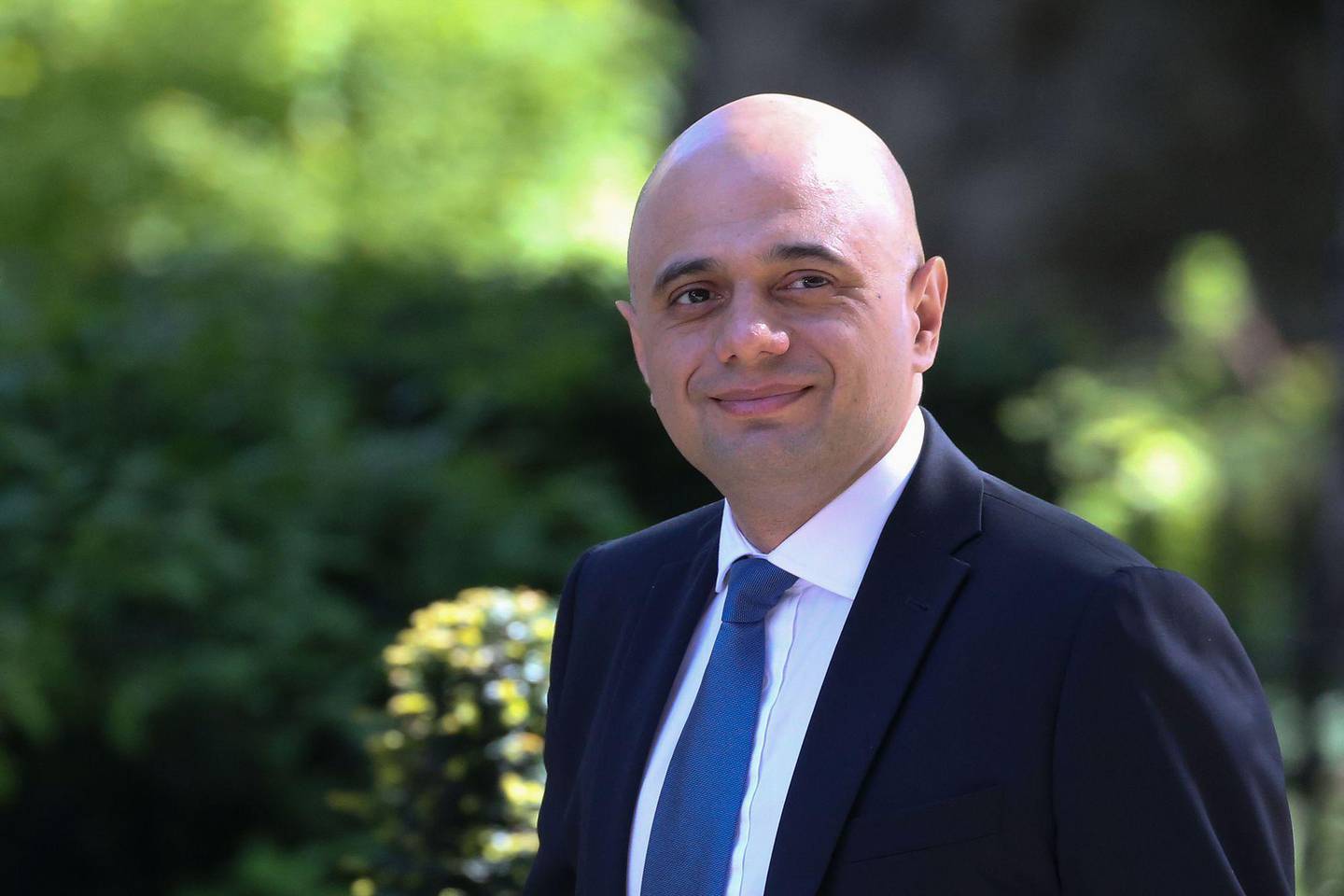 Britain's Home Secretary Sajid Javid arrives to attend the weekly meeting of the Cabinet at 10 Downing Street in central London on May 14, 2019. (Photo by Isabel Infantes / AFP)