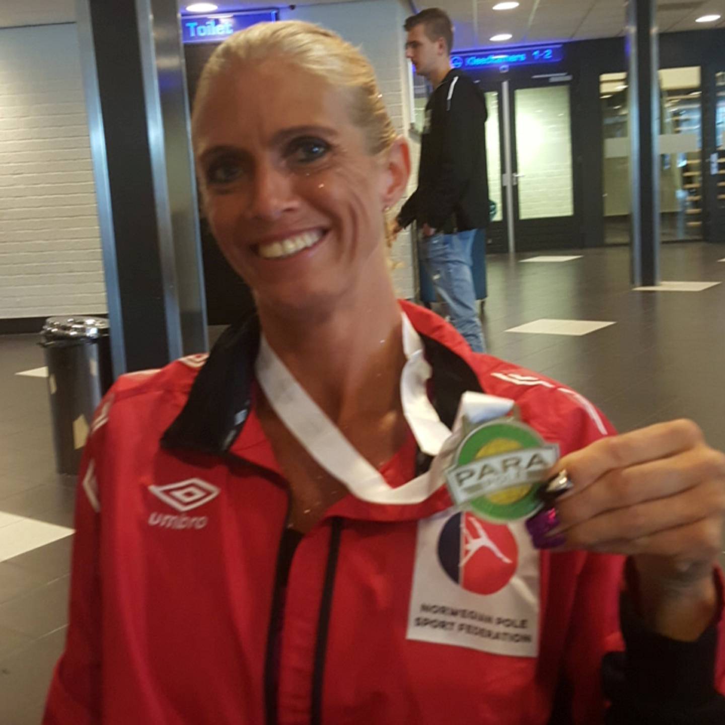 Therese Moen Heimdahl tok en bronsemedalje i VM i parapole.