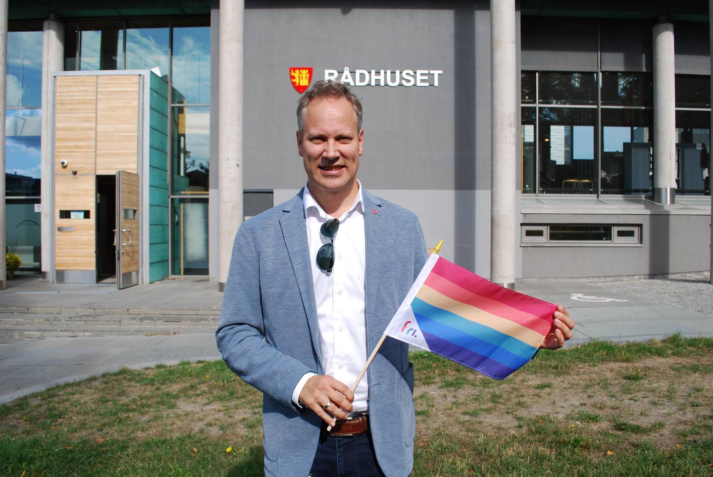 Fredrikstad-ordfører Jon-Ivar Nygård ser fram til å markere Pride i byen.