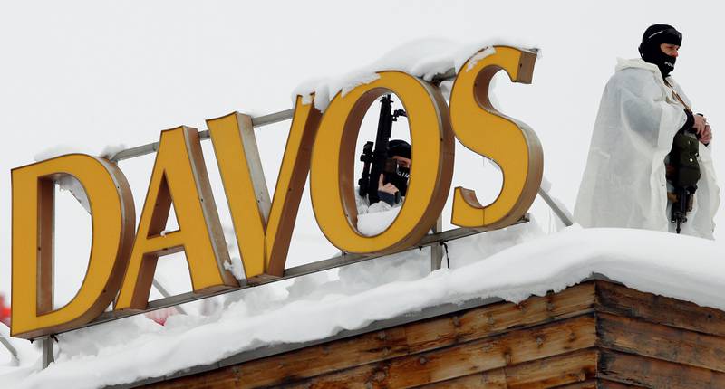 Høyspent: Når verdenseliten samles til toppmøte i Davos i Sveits denne uka er sikkerheten i høyspenn. FOTO: NTB SCANPIX