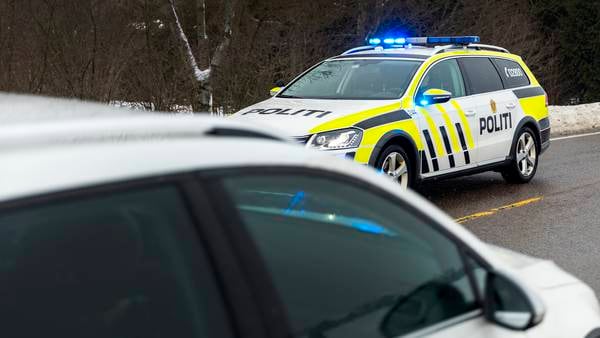 Stort politioppbud i Vikersund – én person tatt hånd om