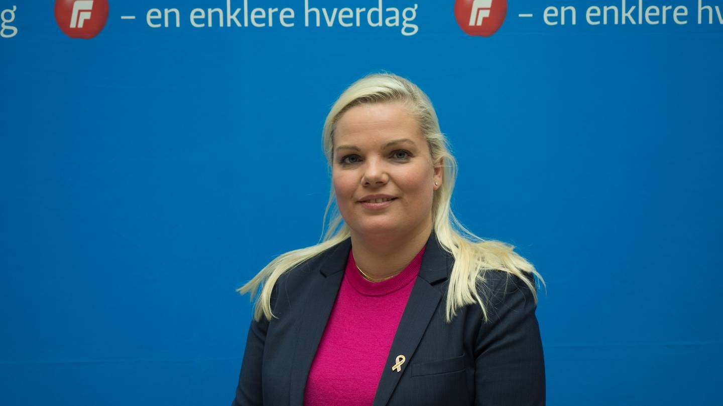 Silje Hjemdal (FrP), medlem i Stortingets familie- og kulturkomite