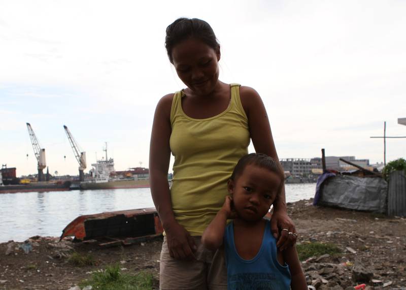 – Dette er min survivor baby, sier Jocelyn til Dagsavisen. Hennes nå fire år gamle sønn var bare ett år da tyfonen slo inn mot Tacloban.