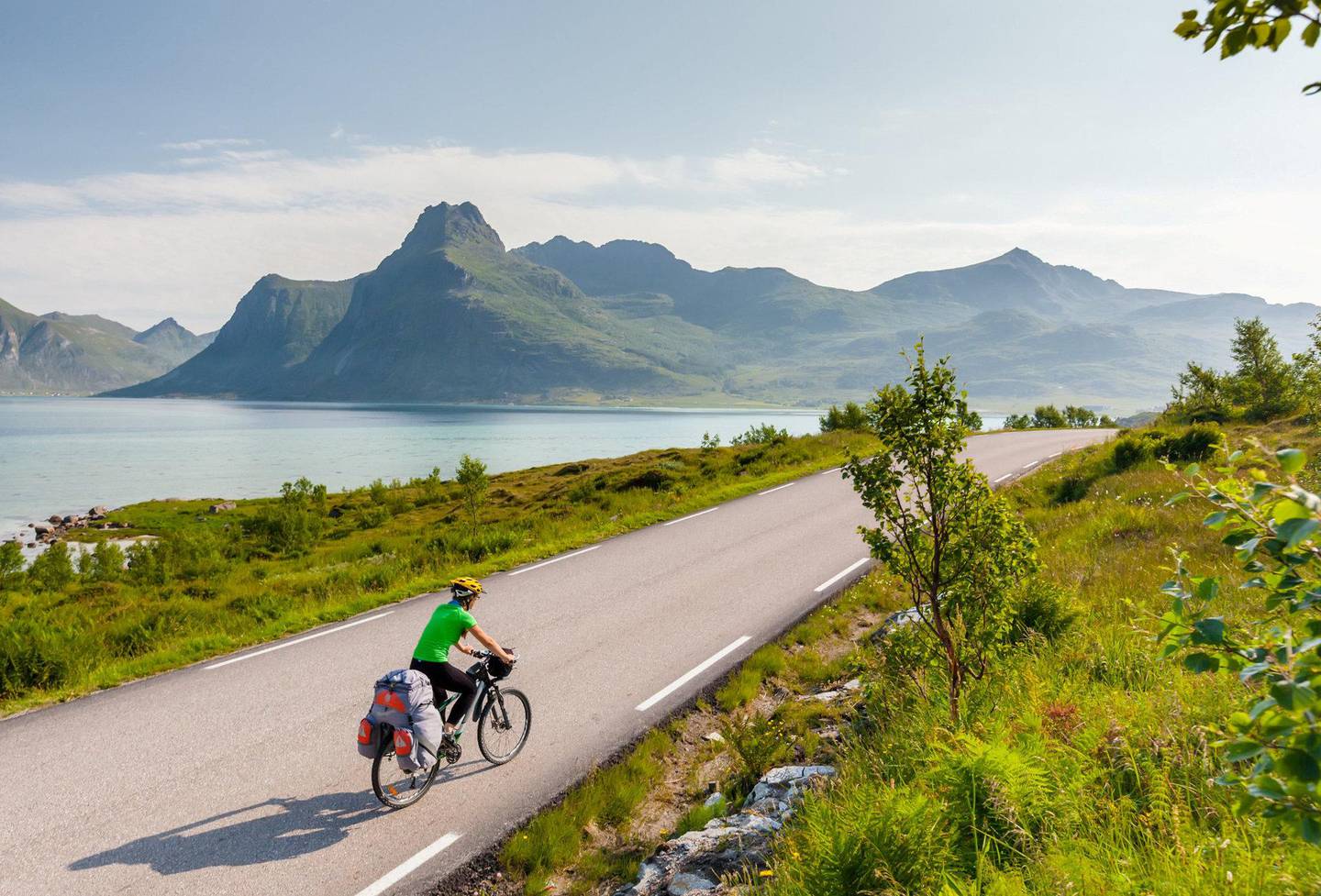Norge byr på en enorm variasjon av minneverdige sykkelruter. NRK har valgt ut fem «indrefileter» for årets sommersatsing. Foto: Shutterstock/NTB scanpix
