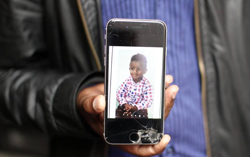 Nathan (4) bor i Etiopia med mora. Han og Afeweri har kun snakket sammen på telefon.