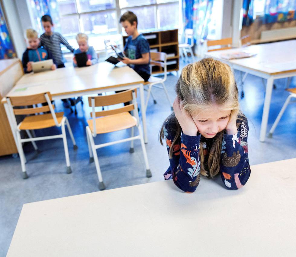 Skal skolen være til barnets beste, må vi ta tak i det som skaper stresset, skriver stine Hjerpbakk. Illustrasjonsfoto: Gorm Kallestad/NTB scanpix