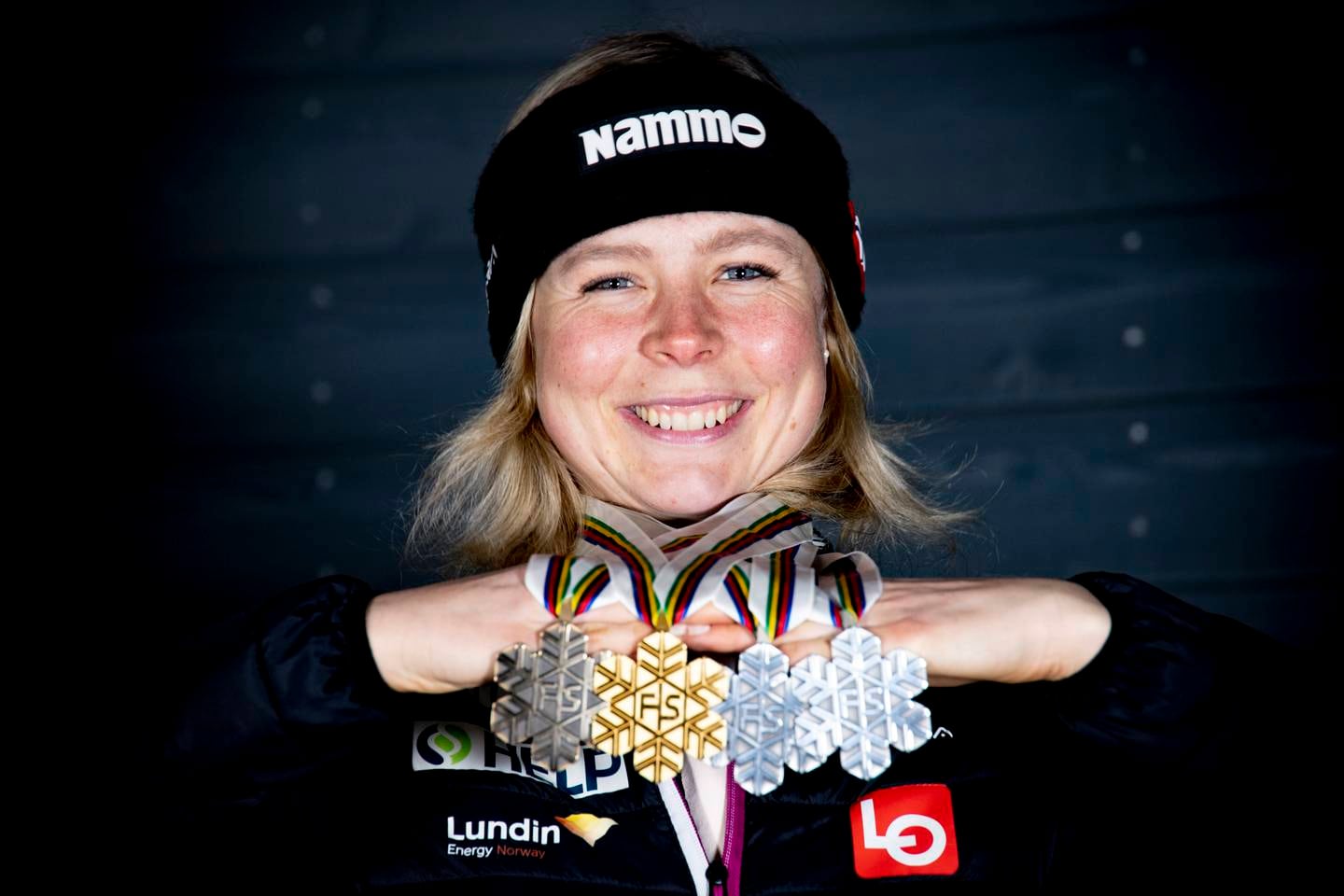 Maren Lundby hanket inn fire medaljer fra sist vinters ski-VM i Oberstdorf.