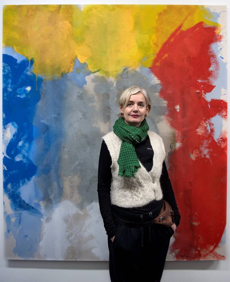 – Alt jeg gjør på atelieret er et studium av hva kunst er, sier Mari Slaattelid. I kveld åpner hun ny separatutstilling på Galleri K i Oslo. FOTO: MIMSY MØLLER
