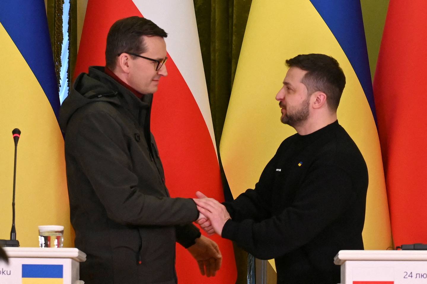 Polen har vært en av Ukrainas største støttespillere under krigen. Nå er forholdet mellom de to landene svært anspent.