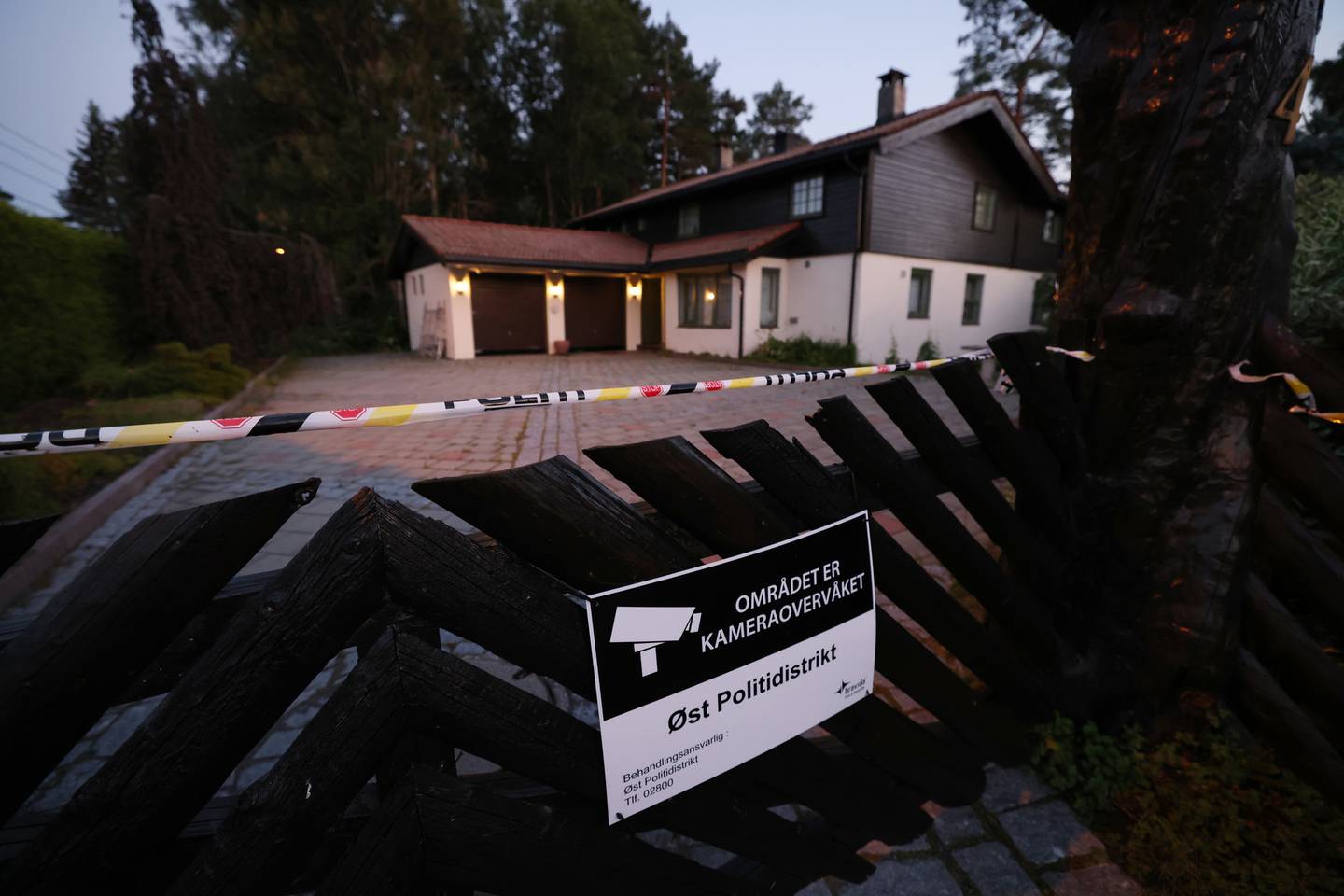 Det var fra dette huset i Sloraveien i Lørenskog at Anne-Elisbeth Hagen forsvant 31. oktober for fem år siden.
