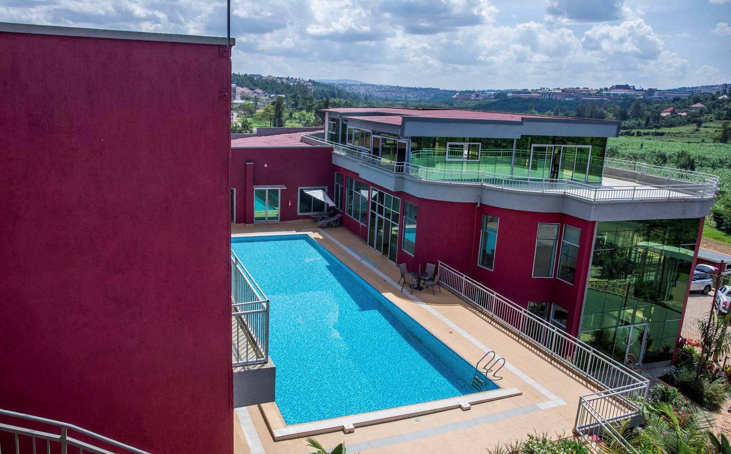 Desir Resort Hotel i Kigali i Rwanda er et av stedene som forbereder seg på å huse asylsøkere som blir sendt fra Storbritannia.