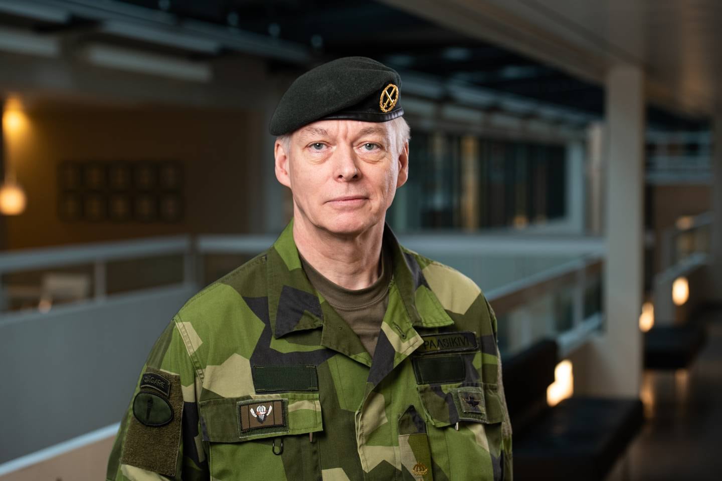 Joakim Paasikivi ved Den svenske försvarshøgskolan.