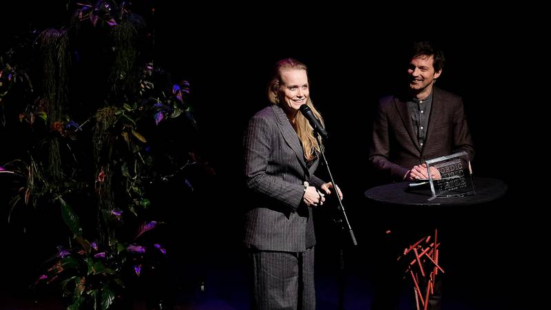 Ane Brun snakker om nordisk musikk under utdelingen av Nordic Music Prize.