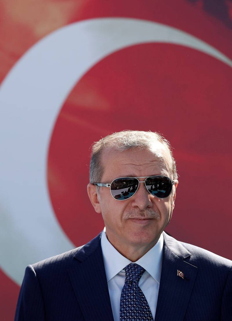 STRID: Iraks naboland, blant annet Tyrkias president Recep Tayyip Erdogan, frykter smitteeffekten hos sine egne kurdiske minoriteter. FOTO: NTB SCANPIX